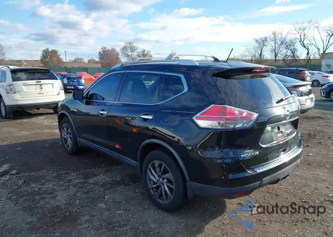2016 Nissan Rogue Sl из США, поврежденный, VIN KNMAT2MV7GP710575